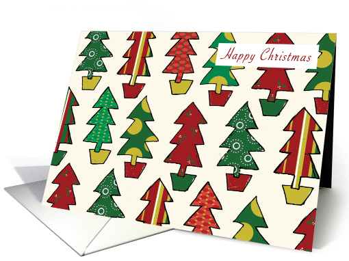 Christmas Trees card (319768)
