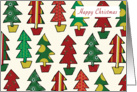 Christmas Trees card