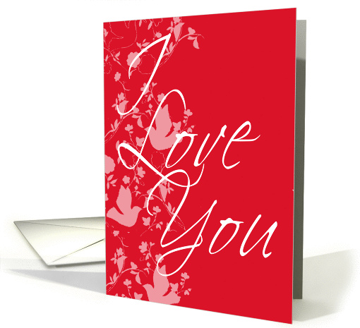 Valentines Day  I love you card (338371)