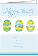 Easter Eggs Boys card