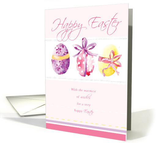 Easter Eggs Girls card (371692)