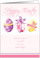 Easter Eggs Girls card