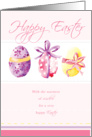 Easter Eggs Girls card