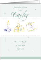 Easter Religious card