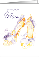 Mom shoes Birthday card