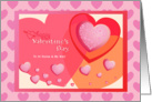 Valentine cards for Pastor and His Wife, Hearts card