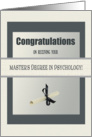 Master’s Degree in Psychology Graduation Congratulations, Diploma card