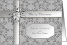 Merry Christmas, New Home, Newlyweds, Silver Bells, Custom Text card