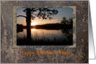 Mountain Sunset, Mother’s Day, Custom Text card