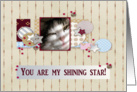Funny Face, You are my shining star, Mother’s Day card