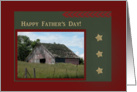 Flag Barn, Father’s Day card