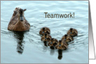 Teamwork, Duck Formation! card