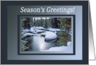 River Winterland, Season’s Greetings card