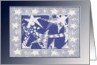 Stars of Blue for Veterans Day. card