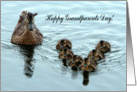 Duck Formation, Happy Grandparents Day! card