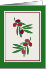 Holly Berries Invitation card