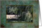 Horses under a Weeping Willow Tree, Anniversary card