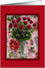 Rose Flowers, Birthday card