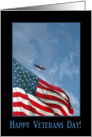 Eagle and Our Flag, Veterans Day card