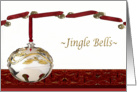 Jingle Bells to Aunt card