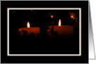 Two Candles, Congratulations, Wedding Parents of the Groom card