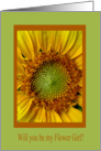 Flower Girl, Sunflower card