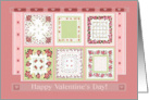 Flower Quilt, Valentine for Grandma card