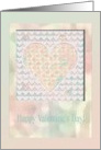 Pastel Hearts and Flowers, Valentine’s Day card