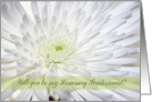 Chrysanthemum, Will you be my Honorary Bridesmaid? card
