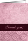 Thank you to Sister for being Bridesmaid, Pink Maroon Shell Design card