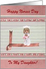 Happy Nurses Day, My Daughter is a Nurse, Custom Text card