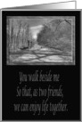 You walk beside me, Birth Mother card