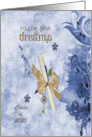 2025, Graduation Commencement Ceremony Invitation, Blue Design card