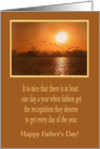 Happy Father’s Day, For Friend, Flight at Sunset card