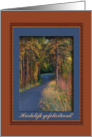 Hartelijk gefeliciteerd!, Happy Birthday in Dutch, Colors at Sundown card