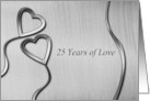 25 Years of Love card