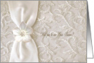 Pastel Flower, Will you be our Coin Bearer? card