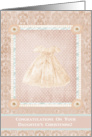 Congratulations On Your Daughters Christening card