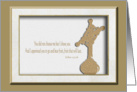 Cross in Gold, Ordination, Invitations, Female Clergy card