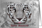 White Tiger, Happy Holidays card