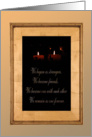 Two Candles, Anniversary, For Wife card