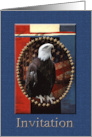 Eagle with Red, White and Blue, Eagle Scout Invitation card