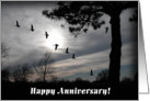 Flight at Sundown, Happy Anniversary! card