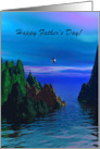 Father’s Day Eagle on the River card