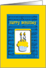 Birthday Greetings,18th Birthday for Grandson, Cupcake card