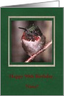 Happy 90th Birthday, Nana, Hummingbird card