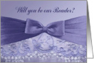 Bow on Lace, Reader Request, Purple card