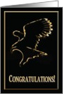 Gold Eagle, Congratulations to Eagle Scout card