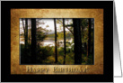 Birthday, Mountain Lake Forest card