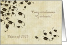 Congratulations Graduate, Caps in the Air, Class of 2024, Custom Text card